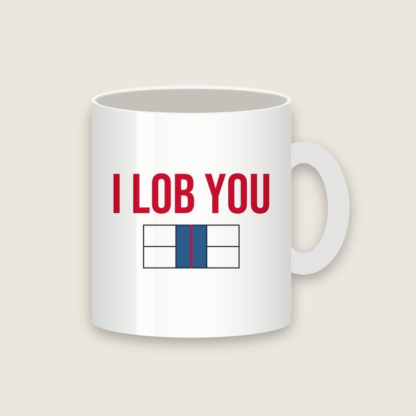 I Lob You pickleball mug