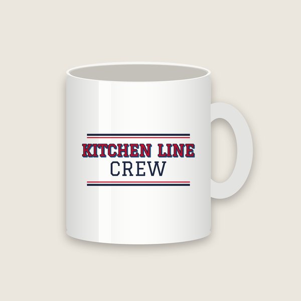 Kitchen Line Crew pickleball mug