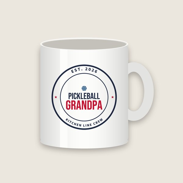 Pickleball Grandpa pickleball mug